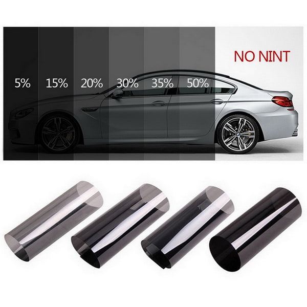 Dark Black Car Window Tint Film Roll Glass Cars Auto Solar Protection Summer For Car Side Window Home Glass With Scraper